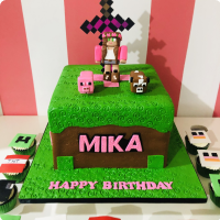 Mika Minecraft Custom Cake