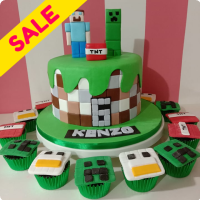 Kenzo Minecraft Custom Cake