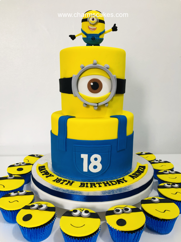 Minions Debut Minions Custom Cake