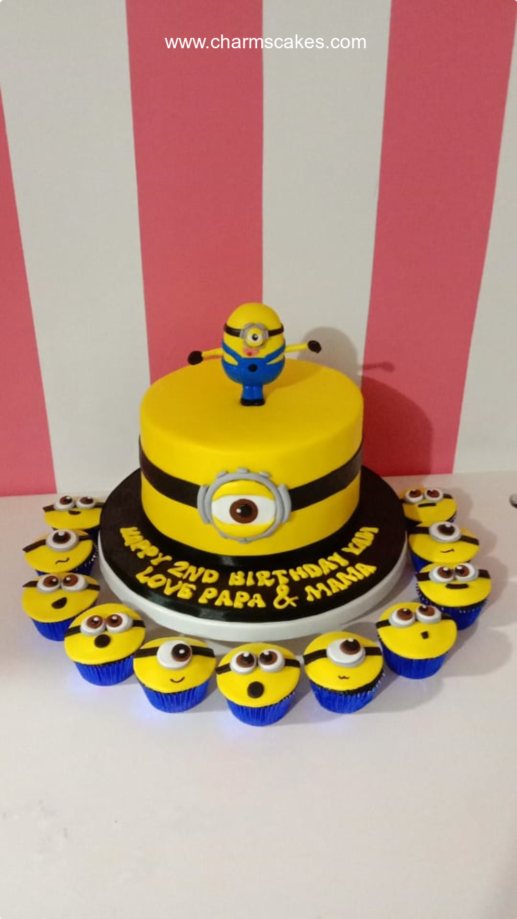 Yam Minions Custom Cake