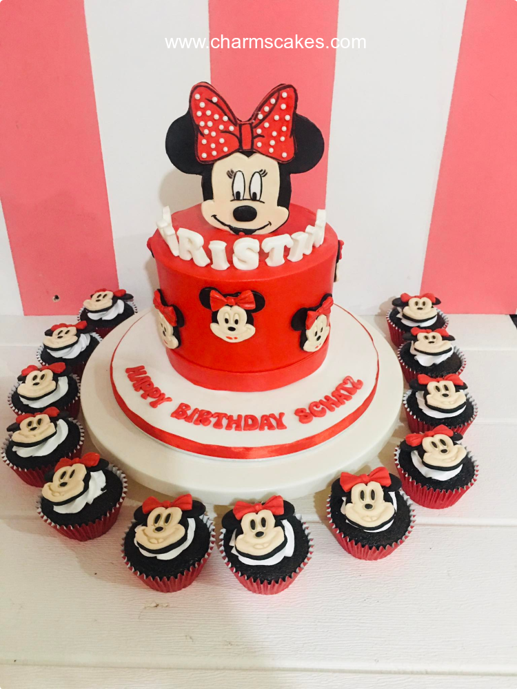 Schatz's Minnie Mouse Custom Cake