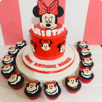 Schatz's Minnie Mouse Custom Cake