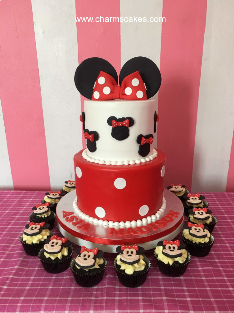 Asia Minnie Mouse Custom Cake