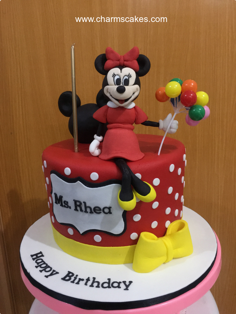 Rhea's Minnie Mouse Custom Cake