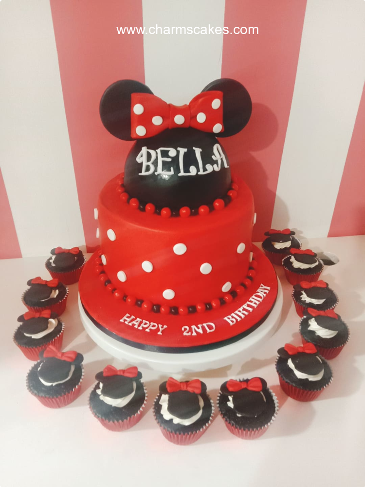Minnie Bella Minnie Mouse Custom Cake