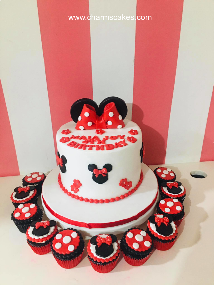 Joy Minnie Mouse Custom Cake