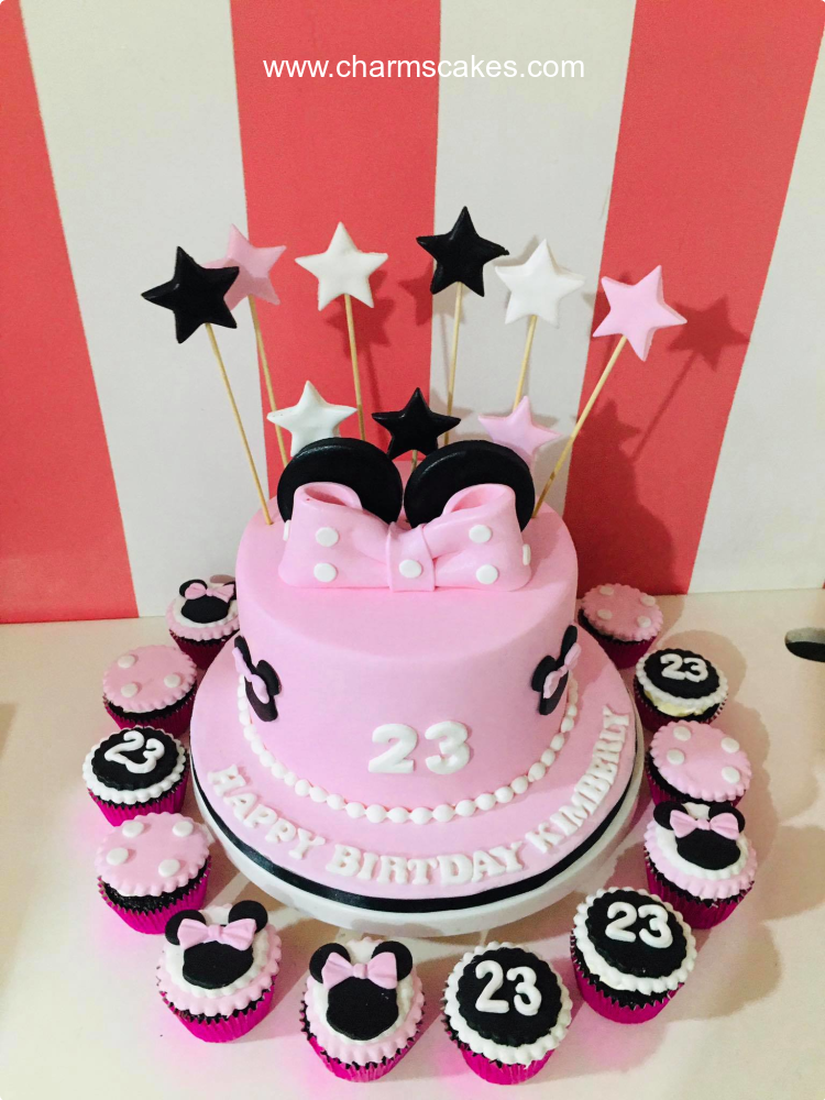 Kim 23 Minnie Mouse Custom Cake