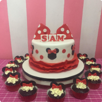 Sam's Minnie Mouse Custom Cake