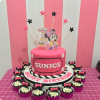 Eunice Minnie Mouse Custom Cake