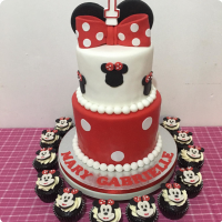 Mary G Minnie Mouse Custom Cake