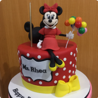 Rhea's Minnie Mouse Custom Cake