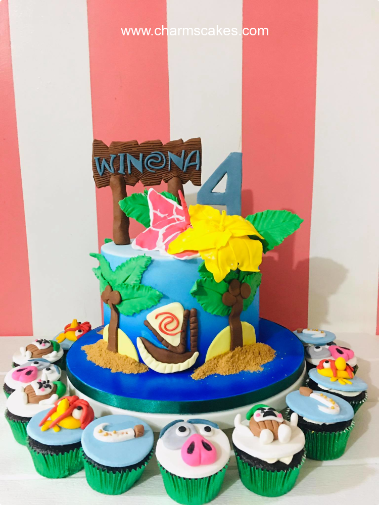 Winona Moana Custom Cake