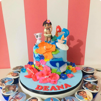 Deana Moana Custom Cake