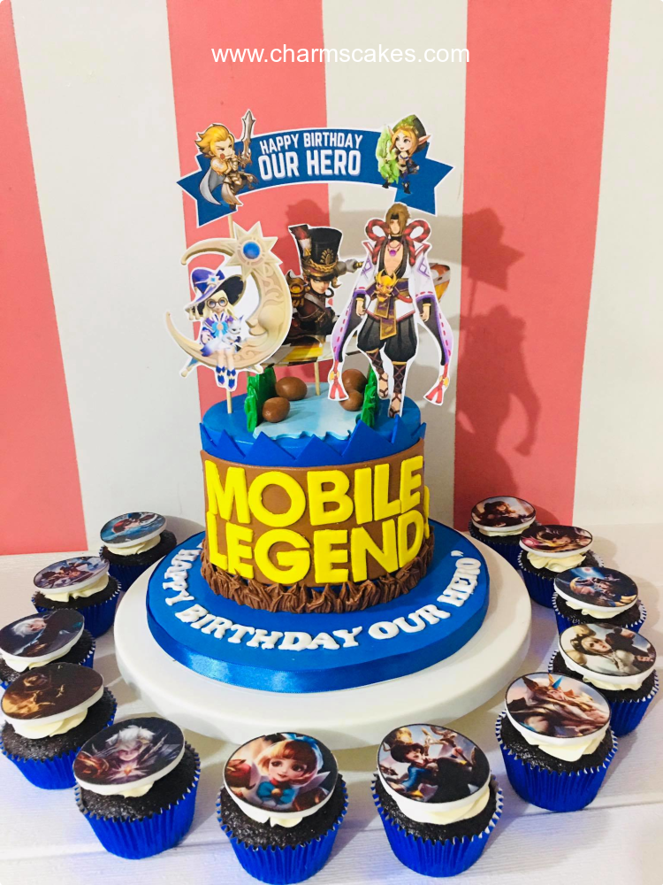 Our Hero Mobile Legends Custom Cake