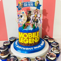 Our Hero Mobile Legends Custom Cake