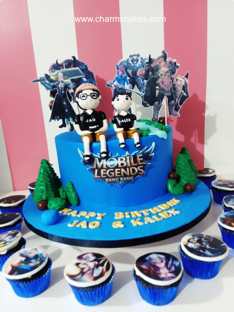 Jag & Kalex Mobile Legends Custom Cake