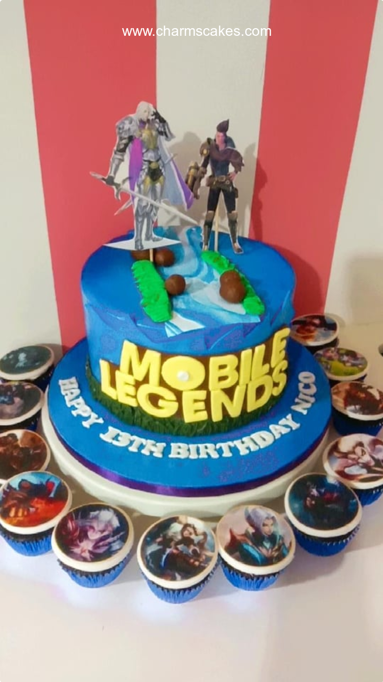 Nico Mobile Legends Custom Cake