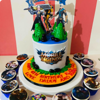 Alaz Mobile Legends Custom Cake