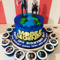 Bang Bang Mobile Legends Custom Cake