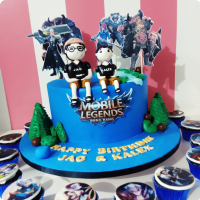 Jag & Kalex Mobile Legends Custom Cake