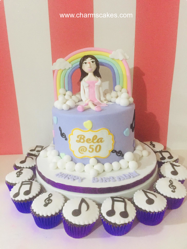 Bela's 50th For Mothers Custom Cake