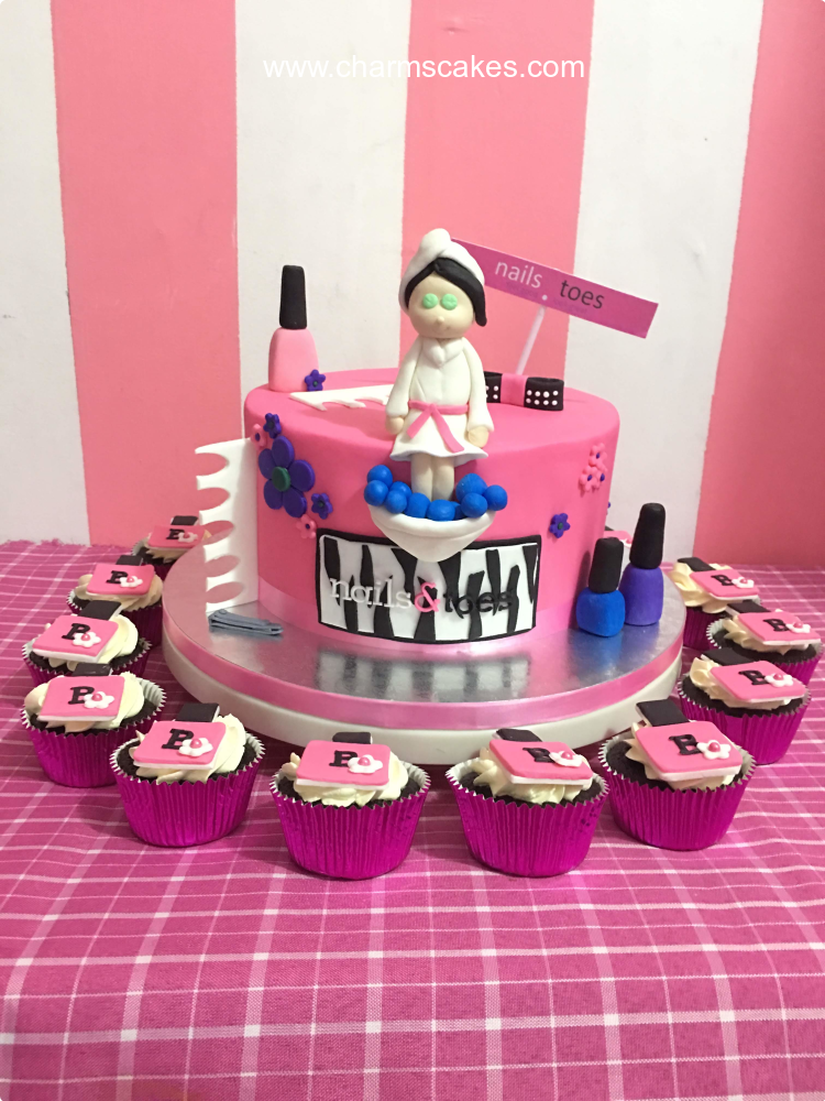 Salon For Mothers Custom Cake
