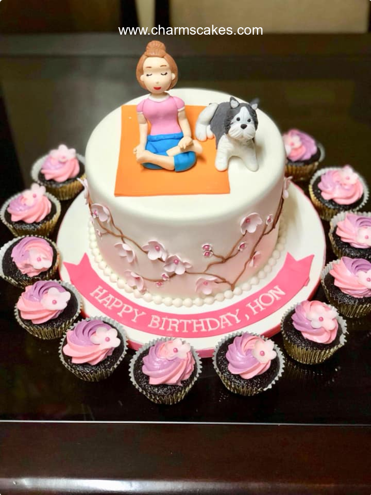 Fitness Mom For Mothers Custom Cake