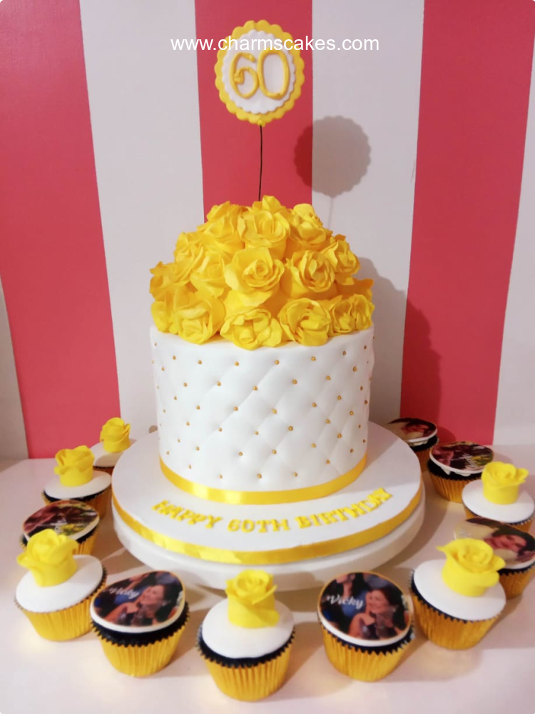 60th Birthday For Mothers Custom Cake