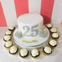 Camille's 25th For Mothers Custom Cake