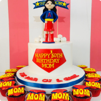 Super Mommy For Mothers Custom Cake