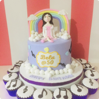 Bela's 50th For Mothers Custom Cake