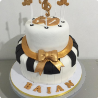 Musical For Mothers Custom Cake