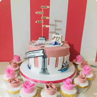 Traveler Mom For Mothers Custom Cake