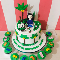 Nanay's Garden For Mothers Custom Cake