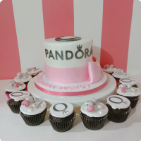 Pandora For Mothers Custom Cake