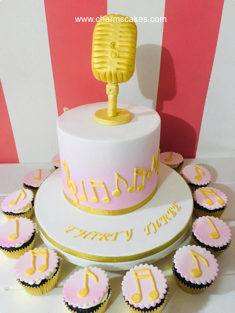 Singer Birthday Cake - Etsy