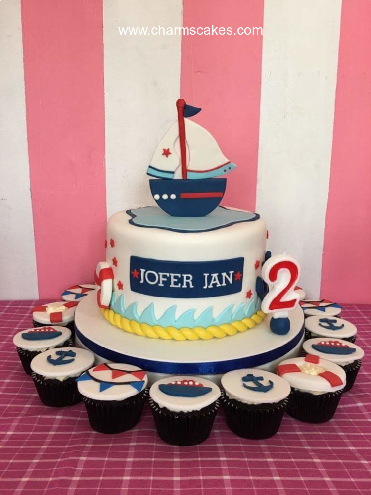 Jofer's Boat Seaman Nautical Custom Cake