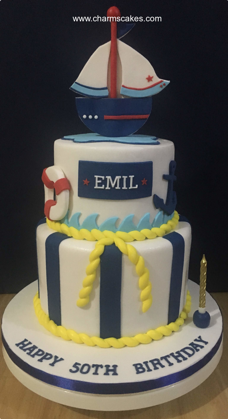 Emil Seaman Nautical Custom Cake