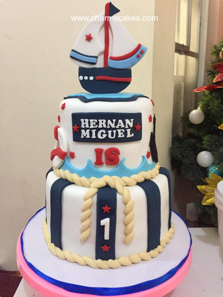 Hernan Seaman Nautical Custom Cake