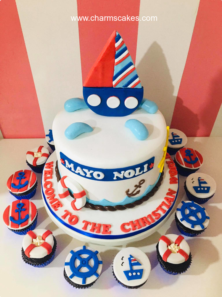 Christian Seaman Nautical Custom Cake