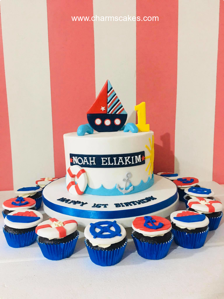 Noah Seaman Nautical Custom Cake