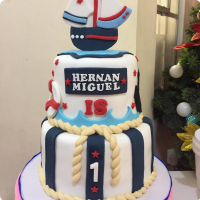 Hernan Seaman Nautical Custom Cake