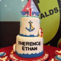 Ethan Seaman Nautical Custom Cake