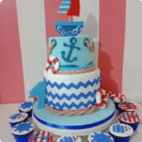 Asher Seaman Nautical Custom Cake