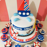 Christian Seaman Nautical Custom Cake