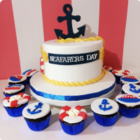 Seafarers Seaman Nautical Custom Cake