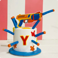 Tmmy Nerf Custom Cake