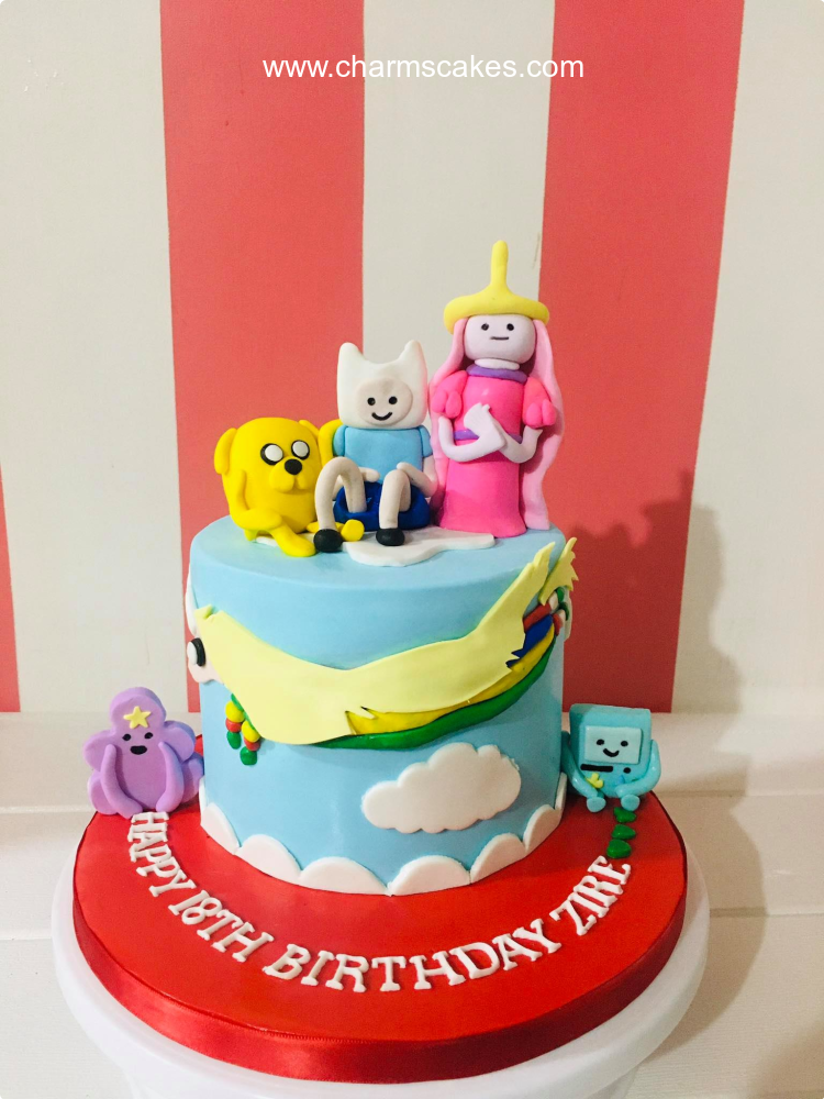 Adventure Time Too Featured Custom Cake