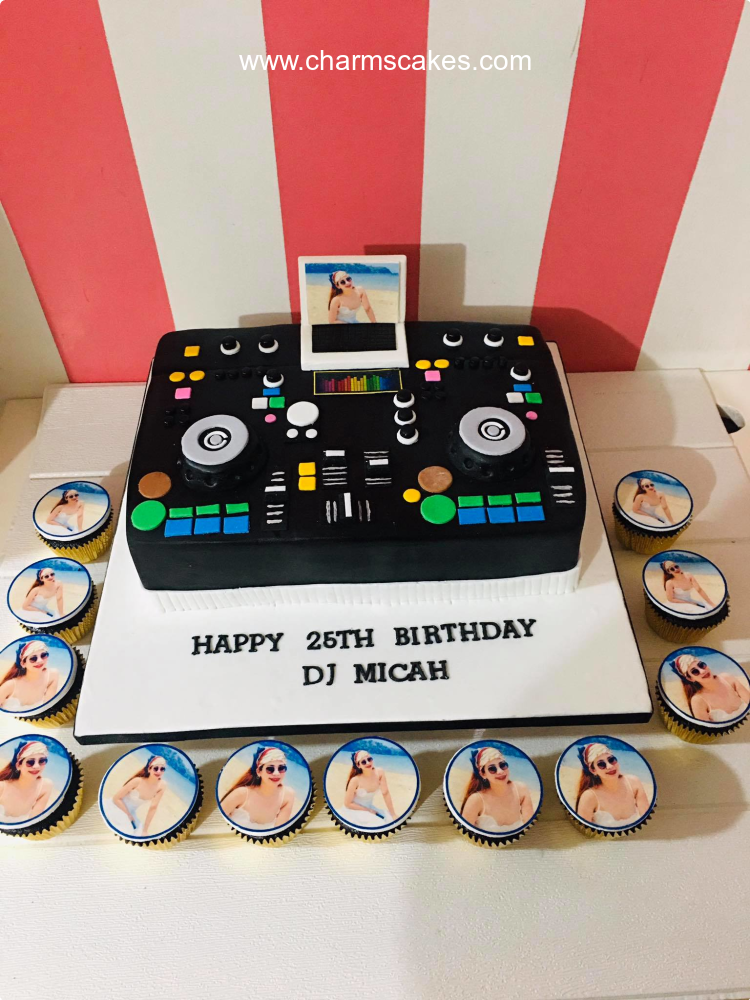 Disc Jockey Featured Custom Cake