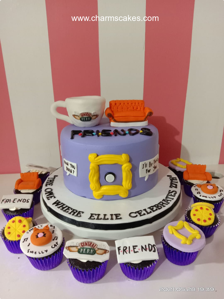 FRIENDS Featured Custom Cake